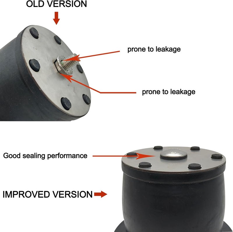 ROLING Pool scupper Plug，Mechanical Test Plug,Test Plugs for Plumbing,Drain cleanout Plug,Basement Sewer Drain Cap,Sewer Test Plug. (3.6-4.3 inch) - Image 5